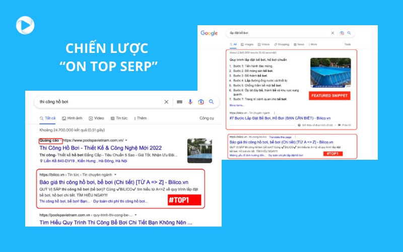 Kết quả tìm kiếm từ khóa Top 1 & Top 0 từ chiến dịch của IFOX DIGITAL Kết quả tìm kiếm từ khóa Top 1 & Top 0 từ chiến dịch của IFOX DIGITAL