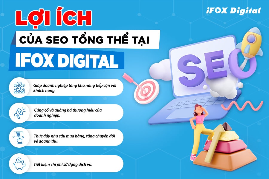 Lợi ích của dịch vụ seo tổng thể website tại iFox