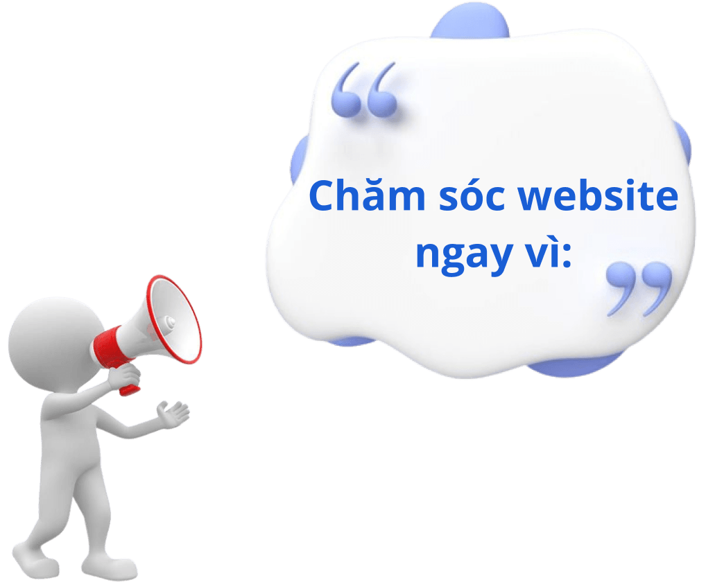 ảnh chăm sóc website ngay