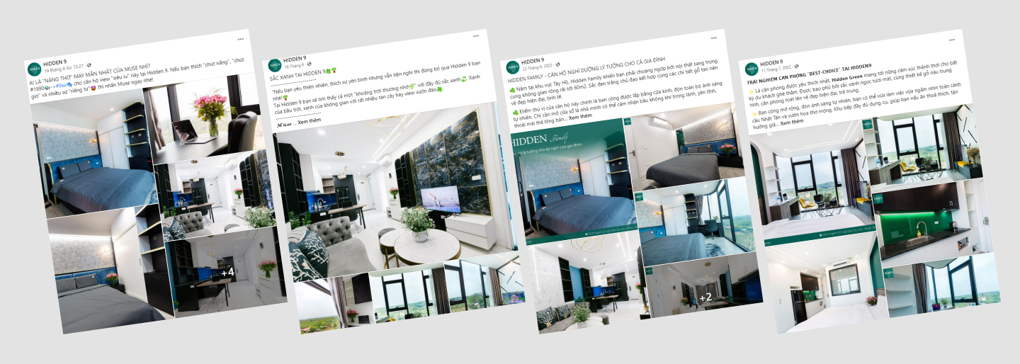 showcase dịch vụ lưu trú