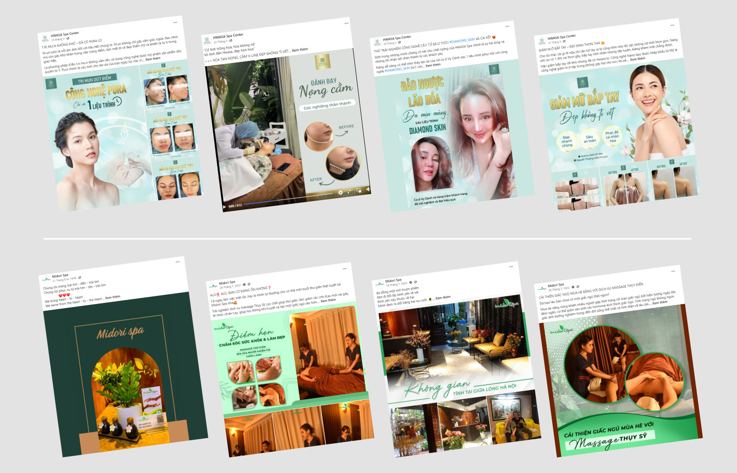 showcase mkt ngành spa