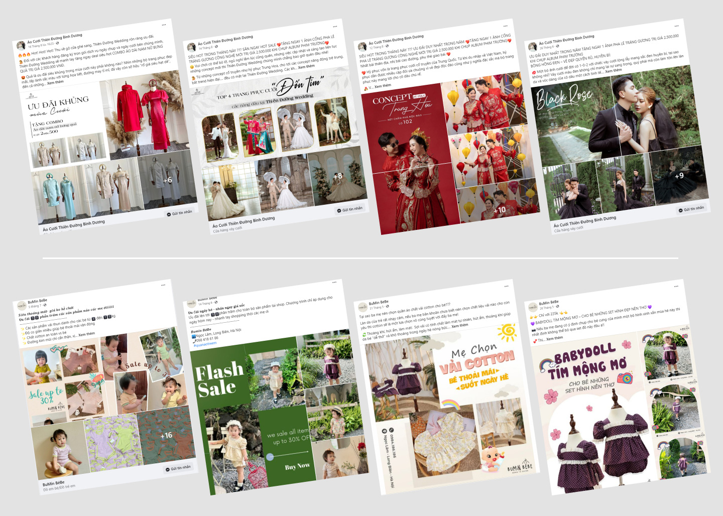 showcase mkt ngành thời trang