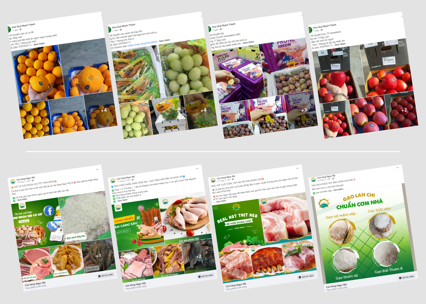 showcase mkt thực phẩm tươi sống 2