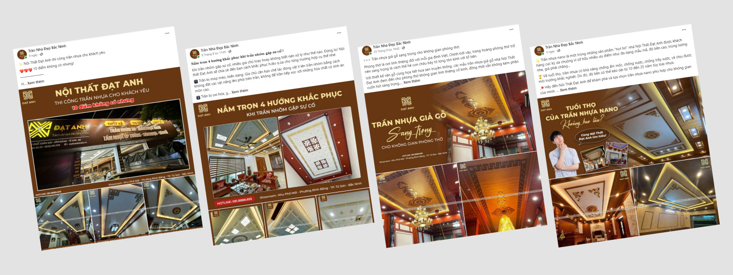 showcase thiết kế - thi công