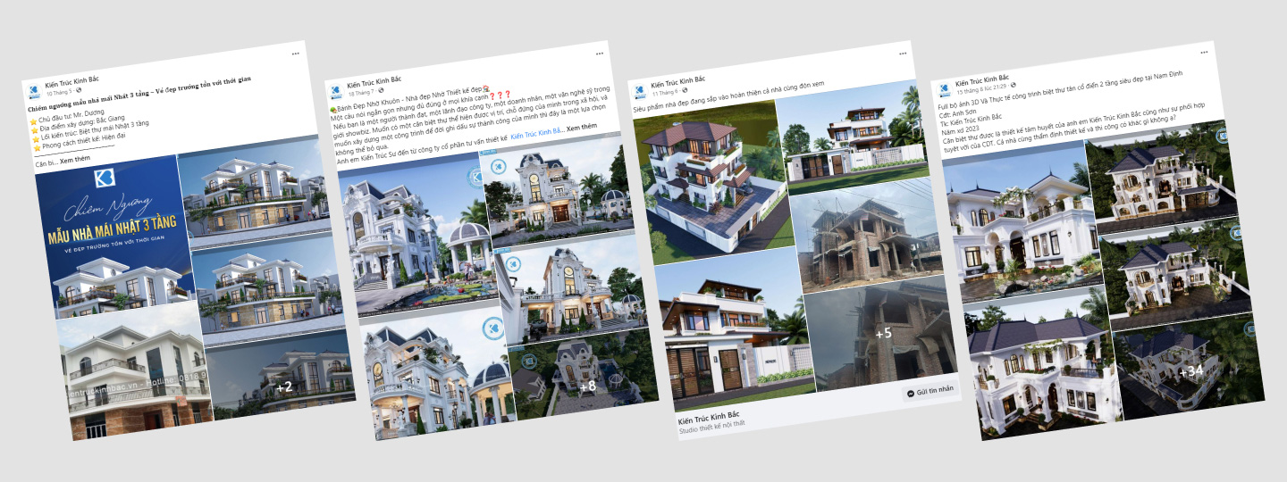 showcase thiết kế - thi công