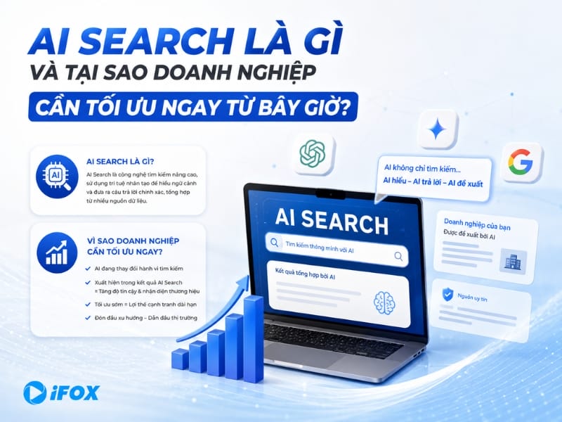 AI Search là gì và tại sao doanh nghiệp cần tối ưu ngay từ bây giờ? AI Search là gì và tại sao doanh nghiệp cần tối ưu ngay từ bây giờ?