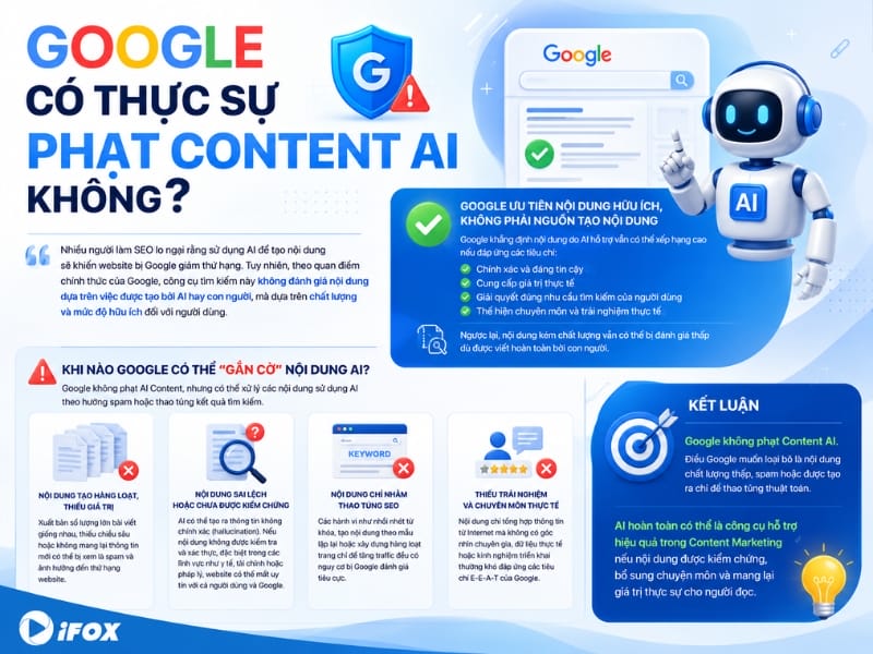 Google có thực sự phạt Content AI không?