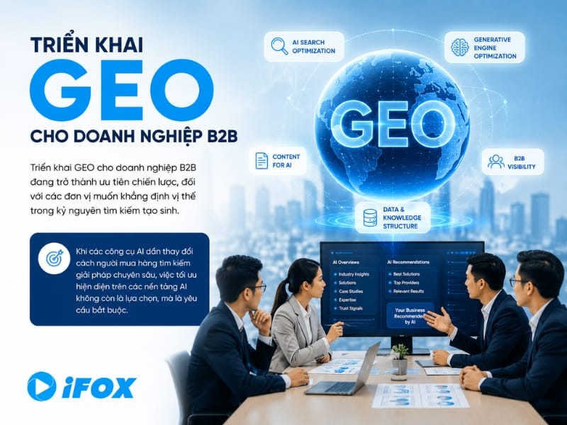 Triển khai GEO cho doanh nghiệp B2B Triển khai GEO cho doanh nghiệp B2B