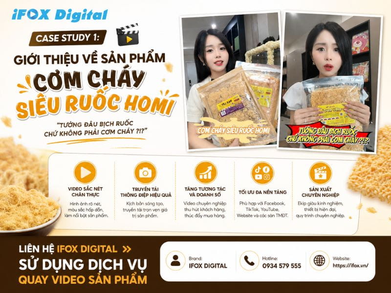 Dịch vụ quay video sản phẩm