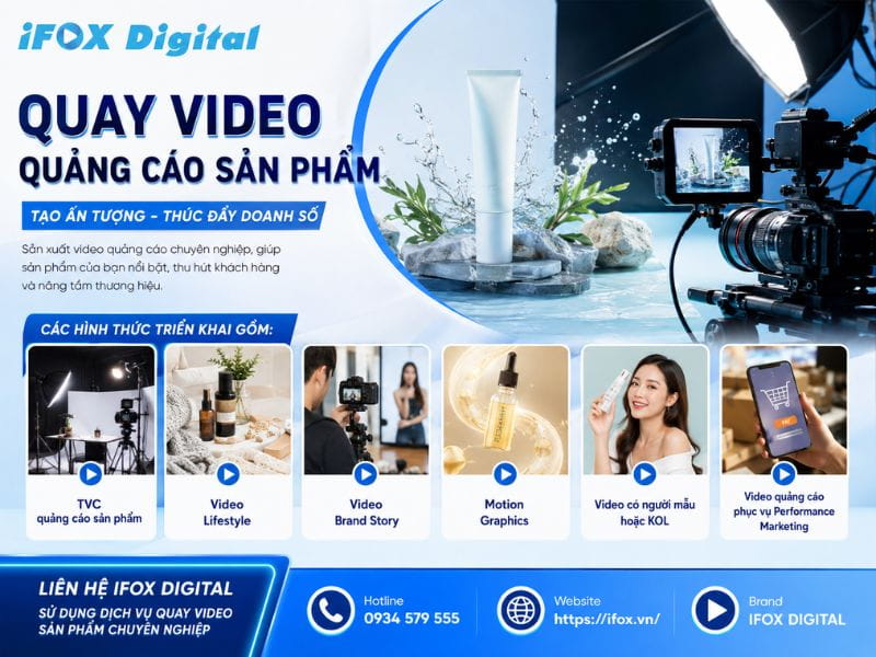Dịch vụ quay video sản phẩm
