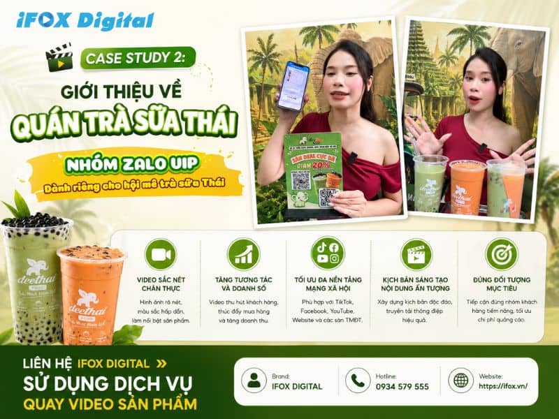 Dịch vụ quay video sản phẩm