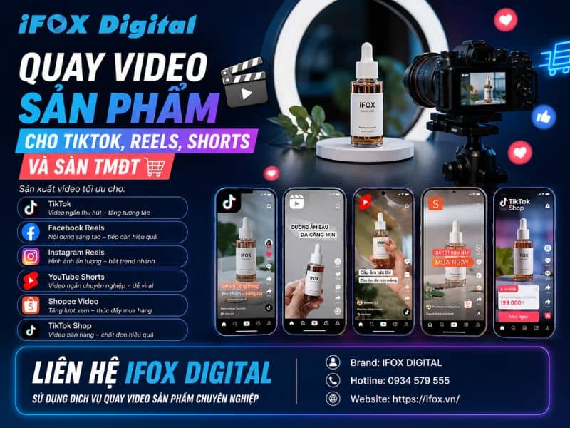 Dịch vụ quay video sản phẩm