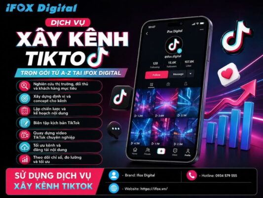 Dịch vụ xây kênh TikTok