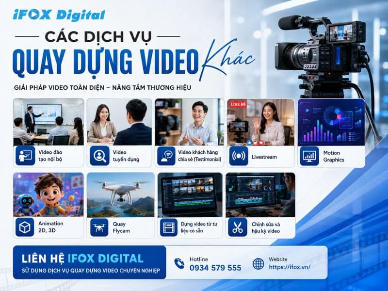 dịch vụ quay dựng video