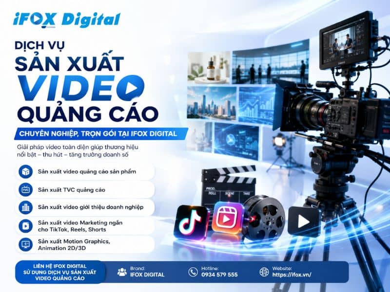 sản xuất video quảng cáo