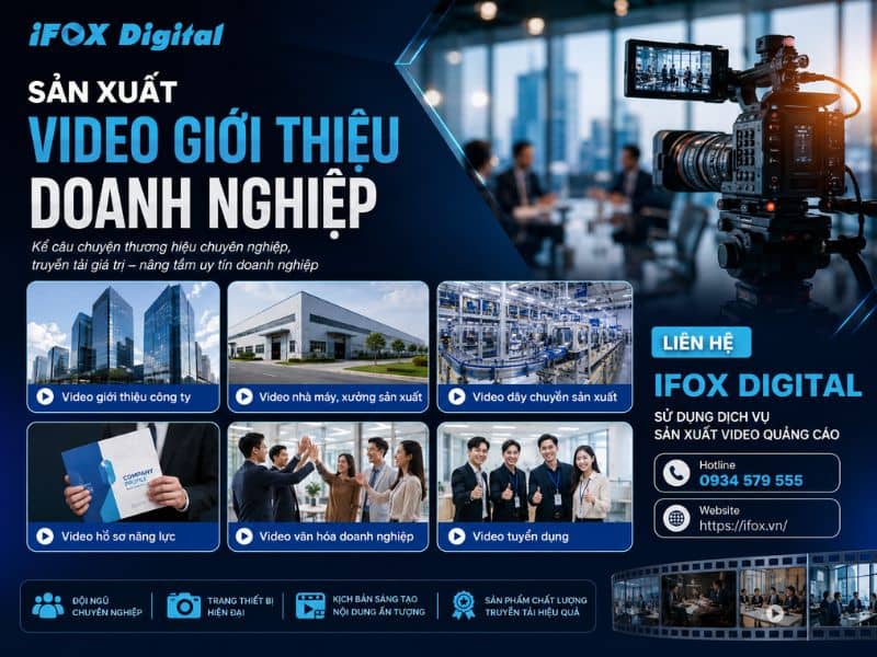 sản xuất video quảng cáo