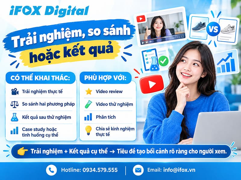 Trải nghiệm, so sánh hoặc kết quả