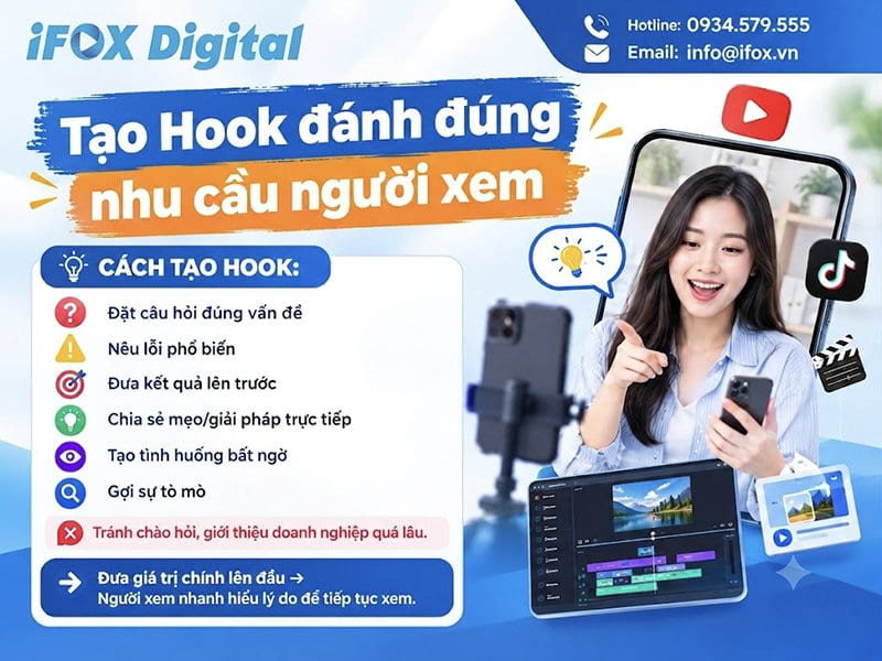 Tạo Hook đánh đúng nhu cầu người xem