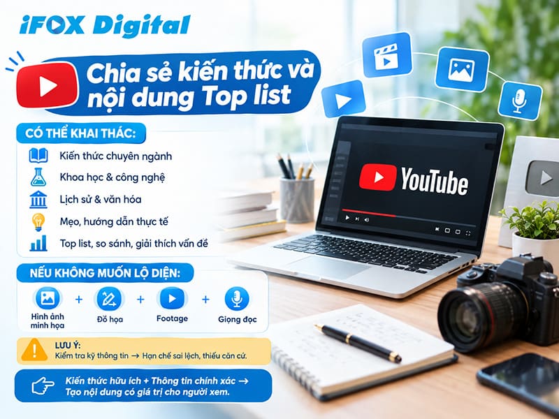 Chia sẻ kiến thức và nội dung Top list