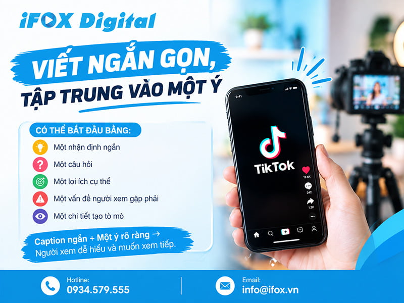 Viết ngắn gọn, tập trung vào một ý