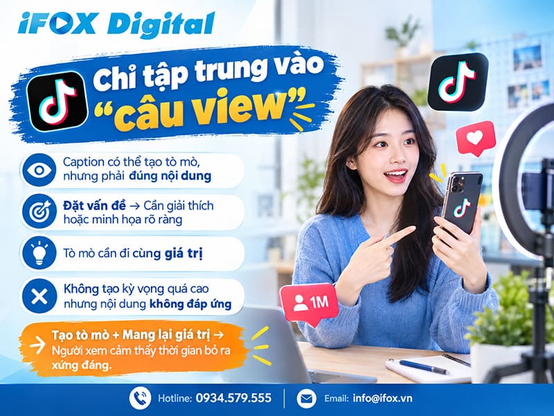 Chỉ tập trung vào “câu view”