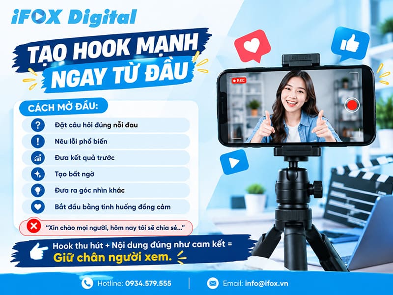 Bước 1: Tạo Hook đủ mạnh ngay từ đầu