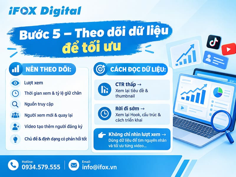 Bước 5 – Theo dõi dữ liệu để tối ưu