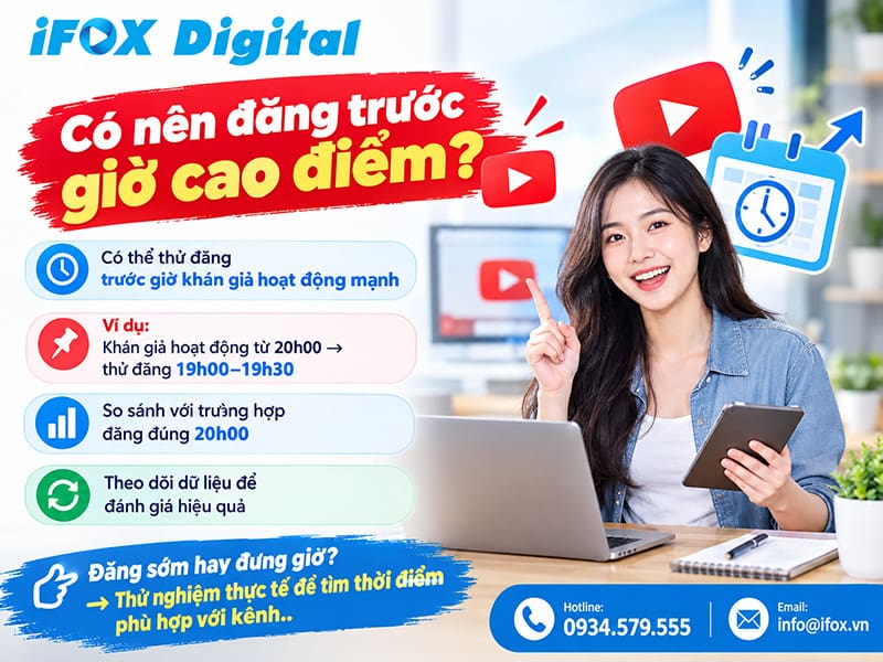 Có nên đăng trước giờ cao điểm?
