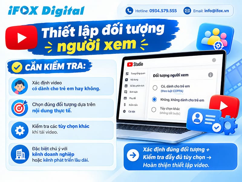 Thiết lập đối tượng người xem