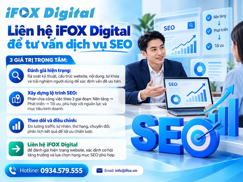 iFOX Digital cung cấp dịch vụ SEO