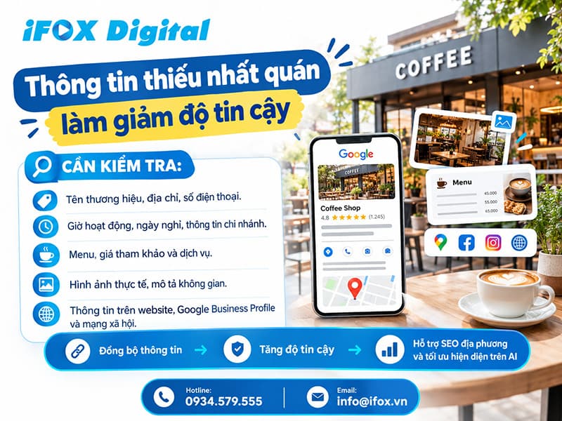 Thông tin thiếu nhất quán làm giảm độ tin cậy