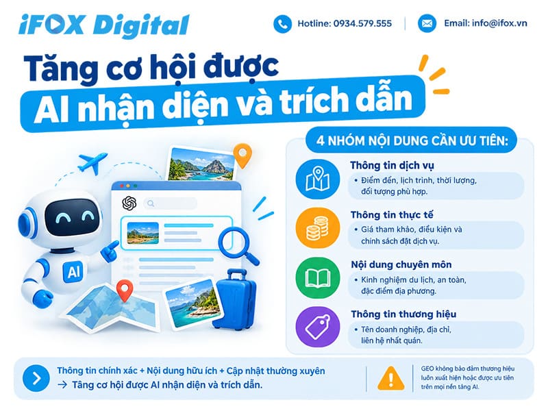 Tăng cơ hội được AI nhận diện và trích dẫn