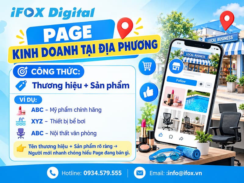 Page kinh doanh tại địa phương