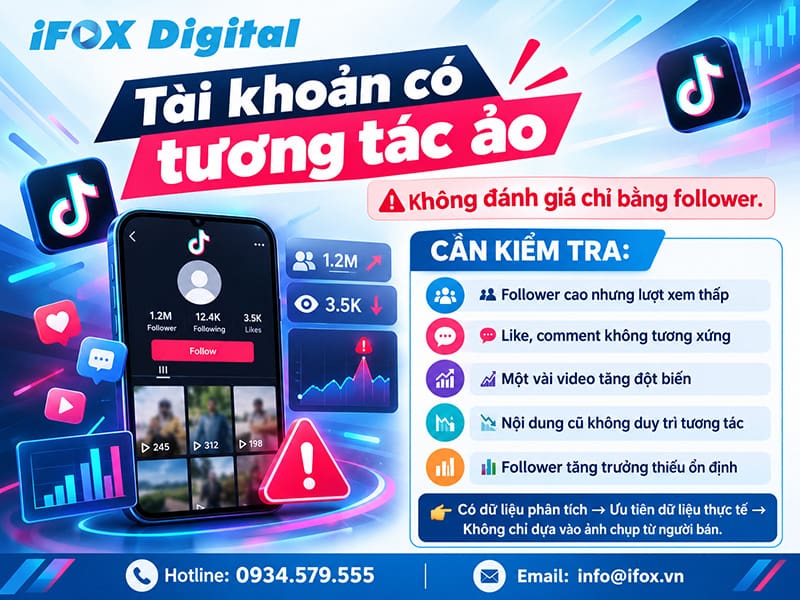 Tài khoản có tương tác ảo