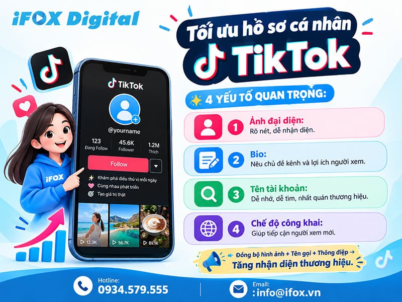 Tối ưu hồ sơ cá nhân TikTok