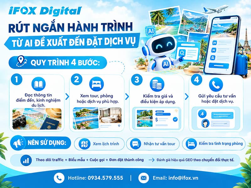 Rút ngắn hành trình từ lúc được AI đề xuất đến khi đặt dịch vụ