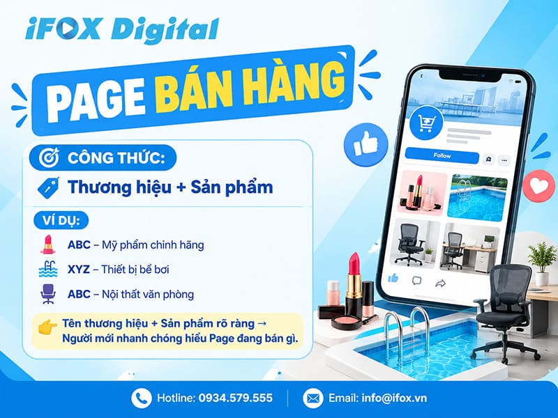 Page bán hàng