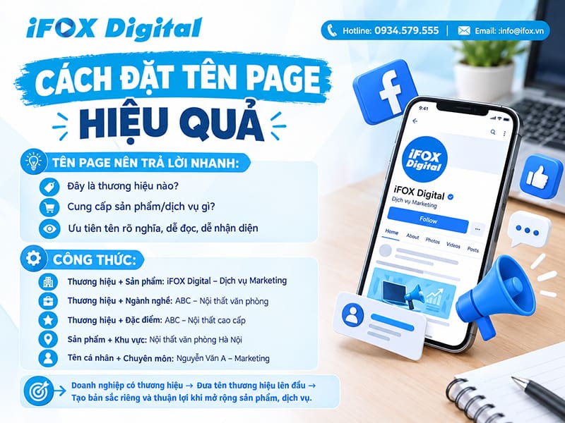 Cách đặt tên trang Facebook chuẩn, dễ tìm kiếm
