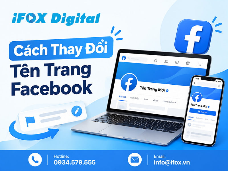 Cách thay đổi tên Trang Facebook đơn giản nhanh chóng