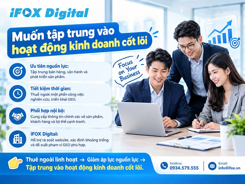 Muốn tập trung vào hoạt động kinh doanh cốt lõi